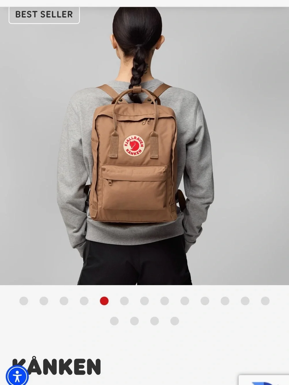 Fjällräven Kånken Classic Backpack Ox Red Everyday School Travel Bag